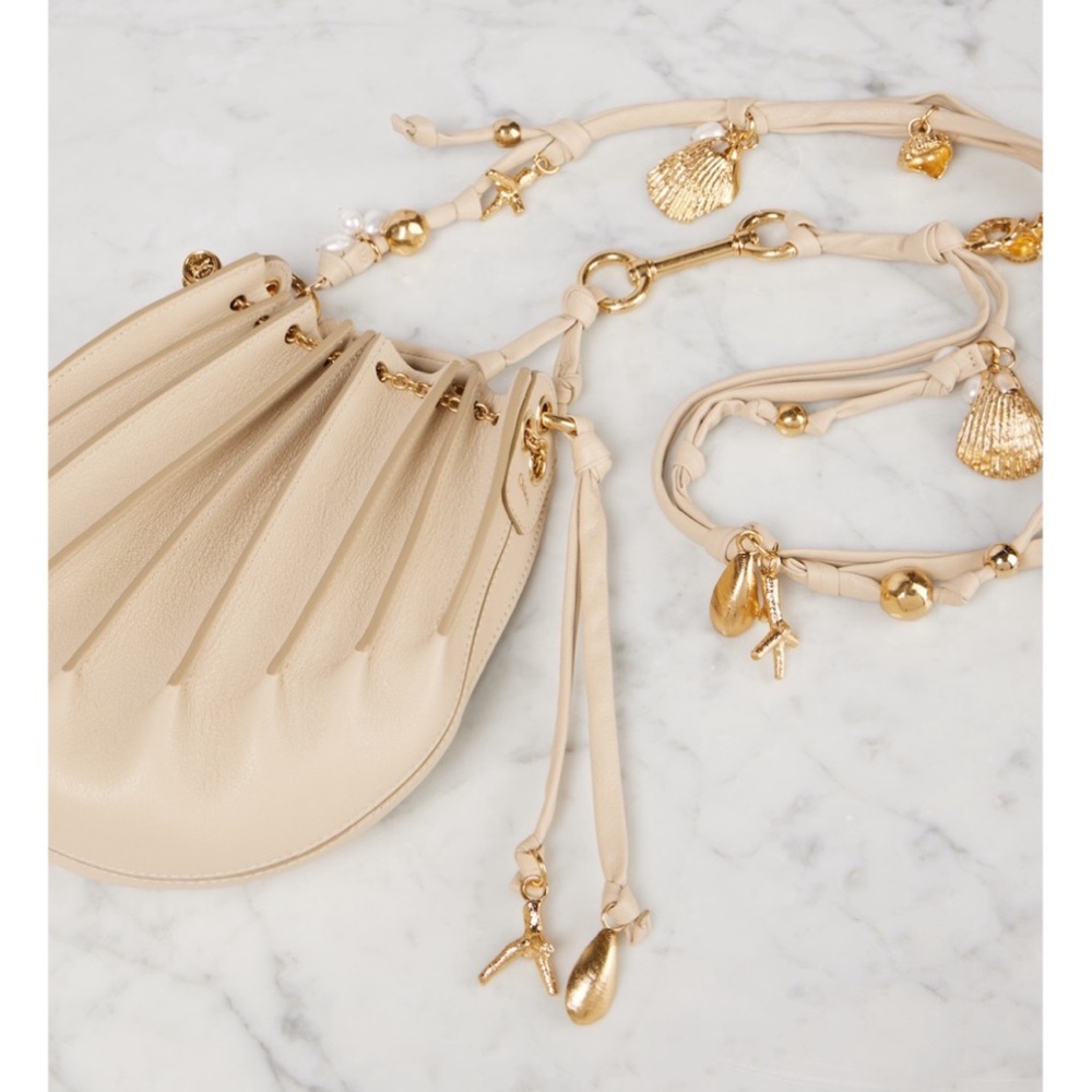 Sea Treasures Pleated Crossbody Bag